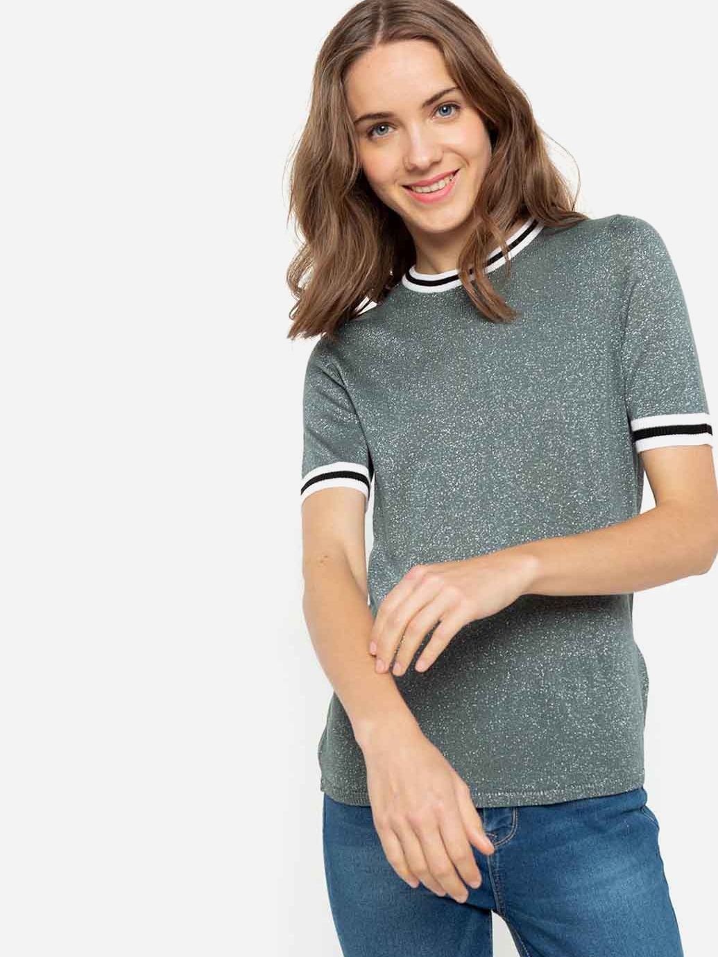 

Футболка ONLY 15140057b51  Зеленая, Футболка ONLY 15140057b51 XL Зеленая