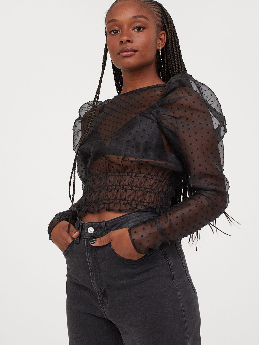 

Топ H&M 888455b50  Черный, Топ H&M 888455b50 36 Черный
