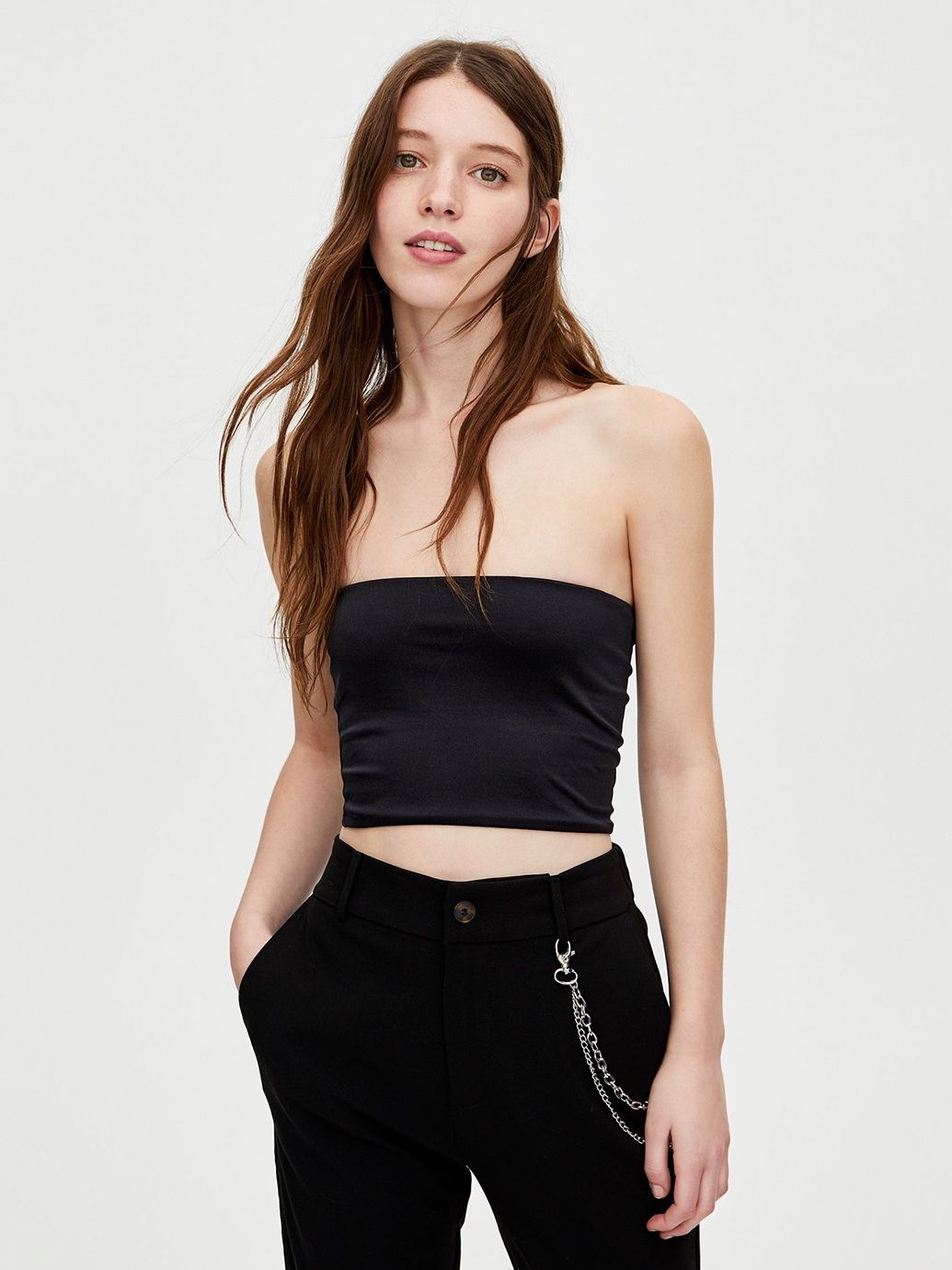 

Топ Pull & Bear 5244367b50  Черный, Топ Pull & Bear 5244367b50 M Черный
