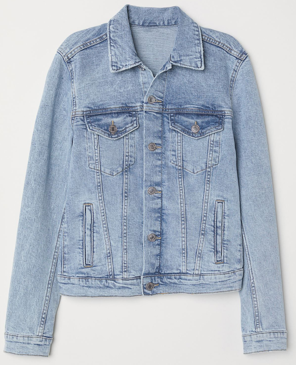 

Джинсовая куртка H&M 2112-3990611 34 Голубая