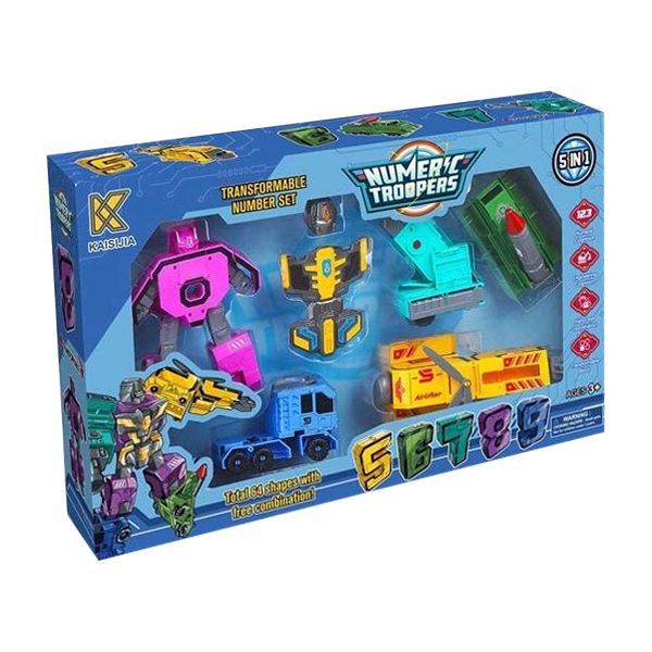 

Игровой набор Kaisijia трансформеров NUMER'C TROOPERS 8337-2 для мальчиков (181943)