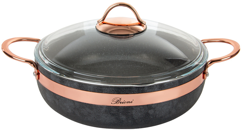 

Сотейник Brioni Sandstone Antrasite Copper 26 см (764-008)