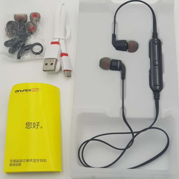 

Беспроводные Bluetooth наушники Awei A960BL Black Pro (47470)