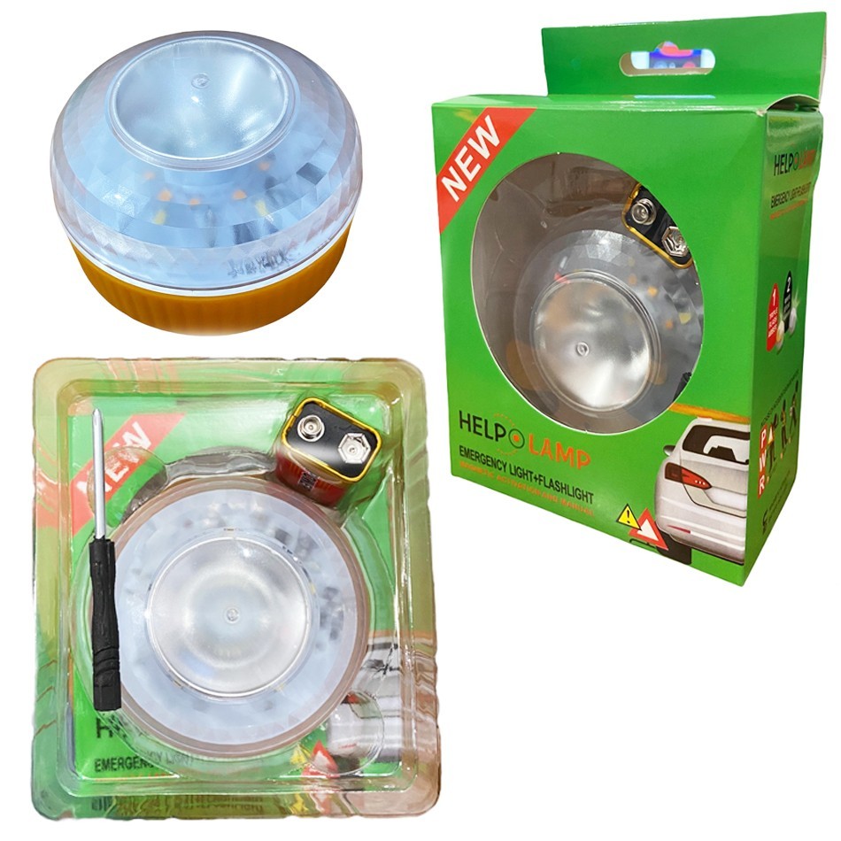 

Фонарь лампа для кемпинга и авто на магните Helpo Lamp Подвесной свет в палатку с мигалкой