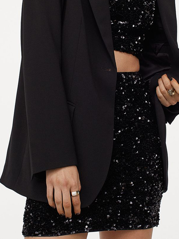 

Юбка H&M 927252001b42  Черная, Юбка H&M 927252001b42 46 Черная