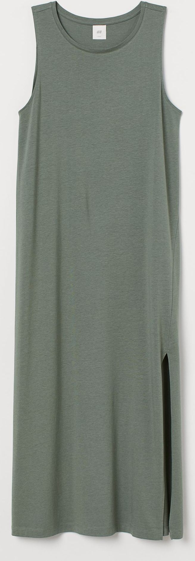 

Платье H&M 2212-7677991 M Зеленое хаки