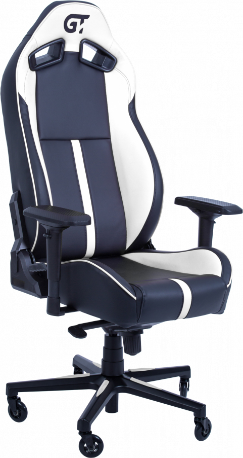

Кресло геймерское GT RACER X-8009 Black/White