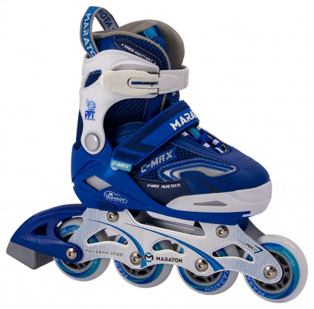 

Ролики Maraton C-Max (39-42, синий белый ) Роликовые коньки раздвижные, Размер: L стелька 24 см 1161