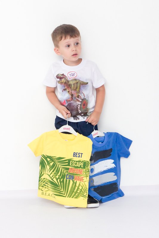 

Набор футболок для мальчика (3шт.) Носи своє 110 см Комбинированный (6021-001-33-6-v4)