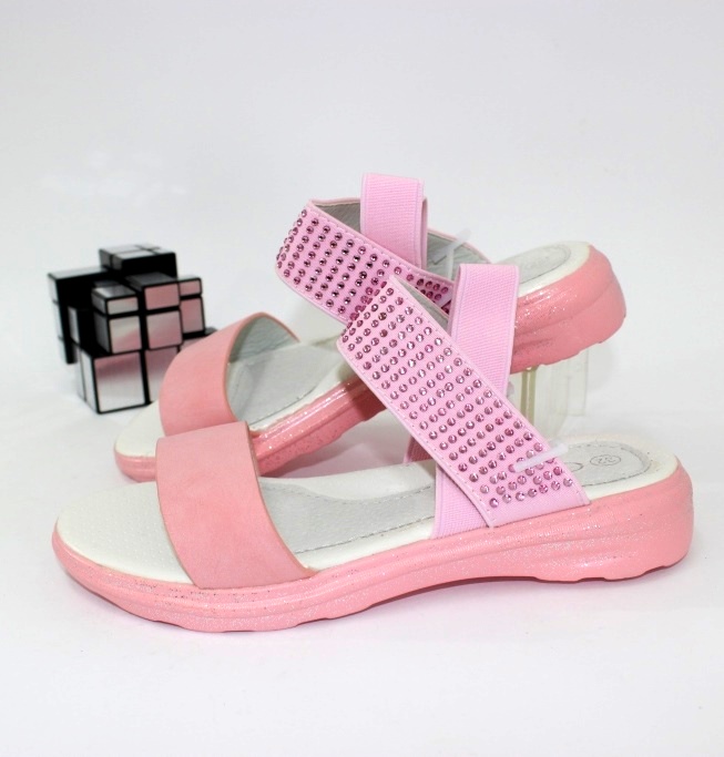 

Босоножки для девочки OK SHOES 500-3 34 21.5см розовый
