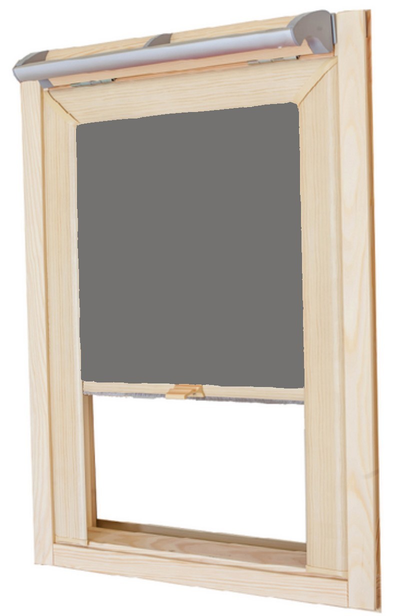 

Ролета для мансардных окон Fakro 55x78 Roll Star 39x61 см Серый (0610)