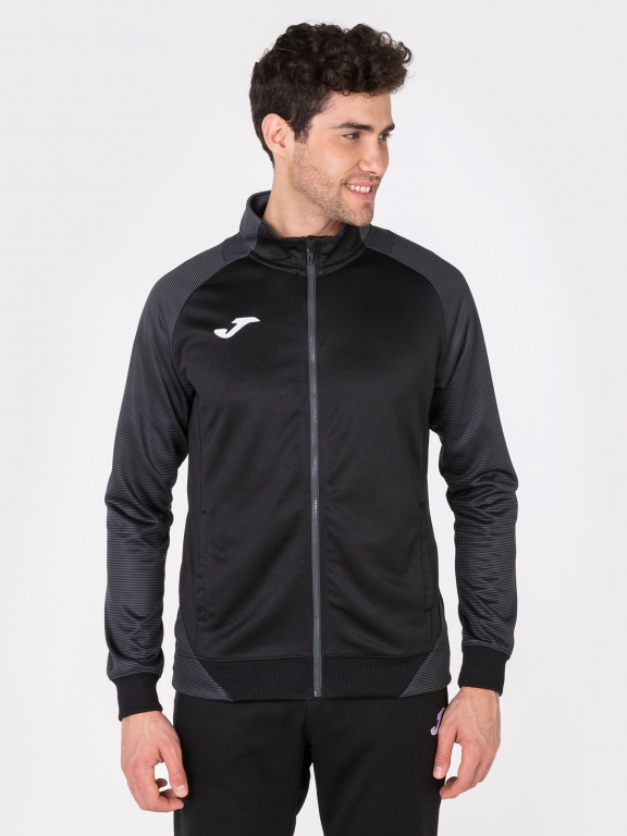 

Спортивная кофта Joma Essential II 101535.110  Черная с серым, Спортивная кофта Joma Essential II 101535.110 M Черная с серым