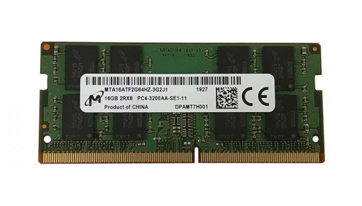 

Оперативная память Micron 16 GB DDR4 3200 MHz (MTA16ATF2G64HZ-3G2J1)