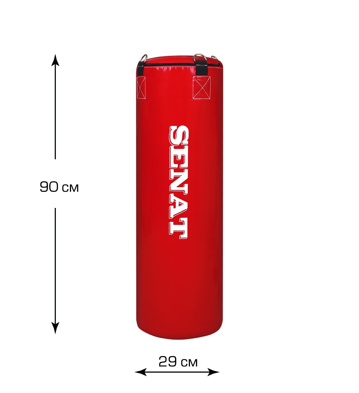 

Мешок боксерский Senat Classic 90 x 29 см ПВХ Red (1062-red)