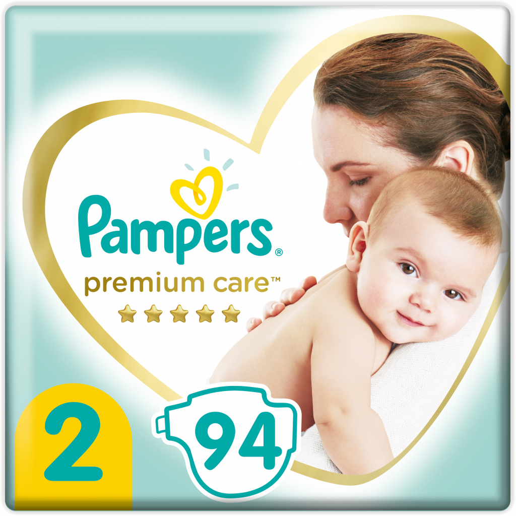 Подгузник Pampers Premium Care Mini Размер 2 (4-8 кг), 94 шт ...