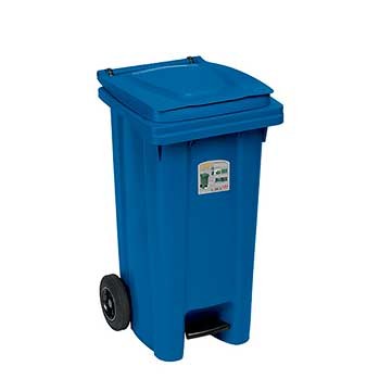 

Мусорный Бак Stefanplast Bidone Carrellato 120 Л С Педалью Blue 147911