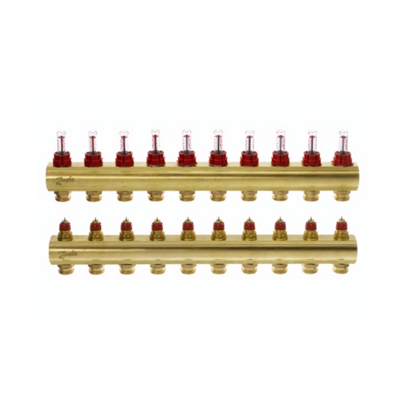 

Коллектор Danfoss FHF-10F с расходомерами
