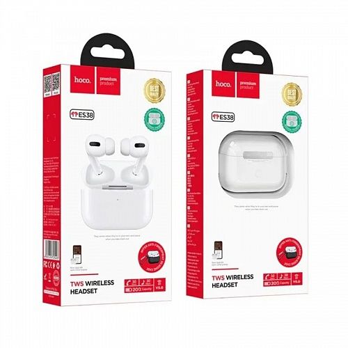 

Наушники Bluetooth Hoco ES38 TWS Original series white