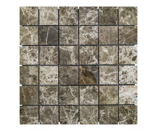 

Мозаичная плитка мрамор Emperador Dark TR (47х47x6 мм) Полированная