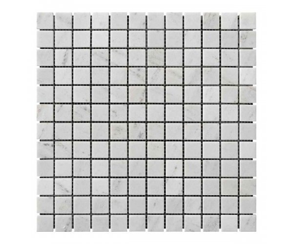 

Мозаичная плитка мрамор White Mix (23х23x6 мм) Полированная