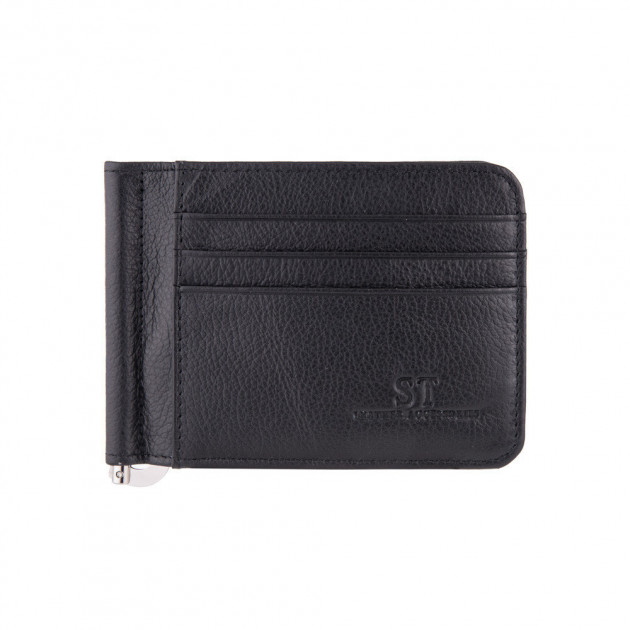 

Кожаный зажим для денег ST Leather 98531 Черный