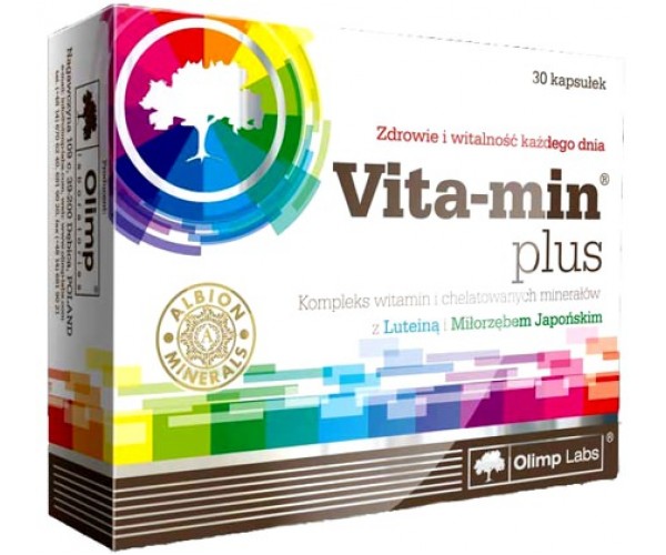 

Витамины Olimp Sport Nutrition Vita-min Plus 30 капсул (116301)