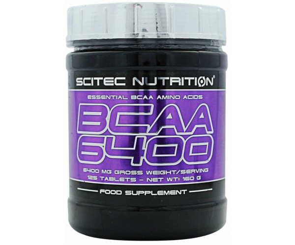 

Аминокислота Scitec Nutrition BCAA 6400, 125 таблеток (139801)