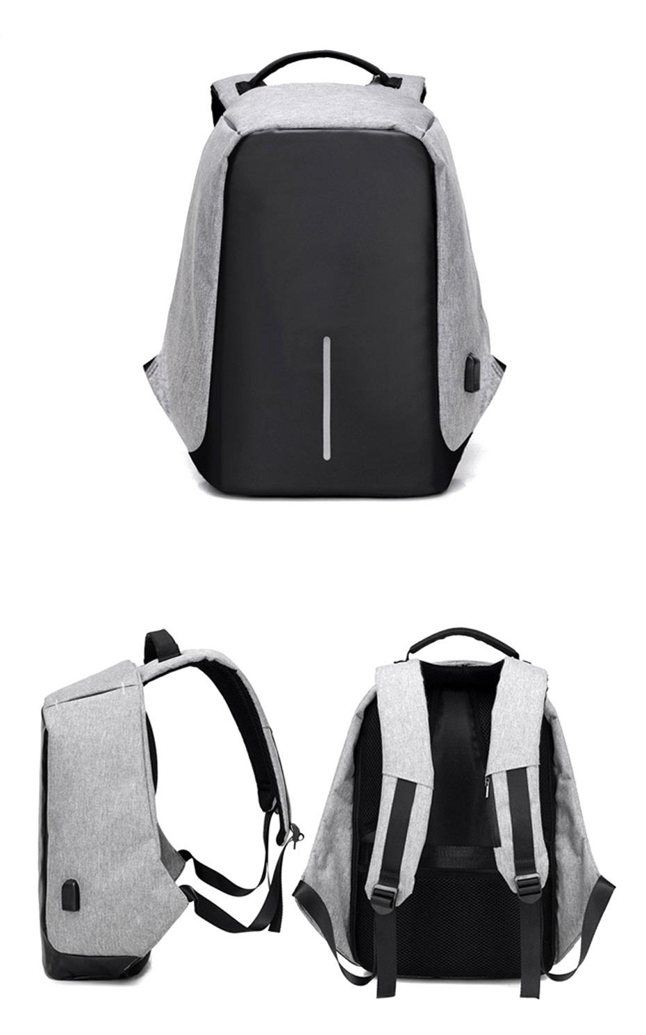 

Рюкзак Антивор с USB зарядкой Wellamart, Серый (Арт. 4985-1)