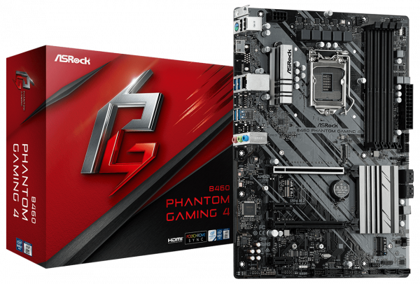 

Материнская плата ASRock b460 Phantom Gaming 4 Socket 1200