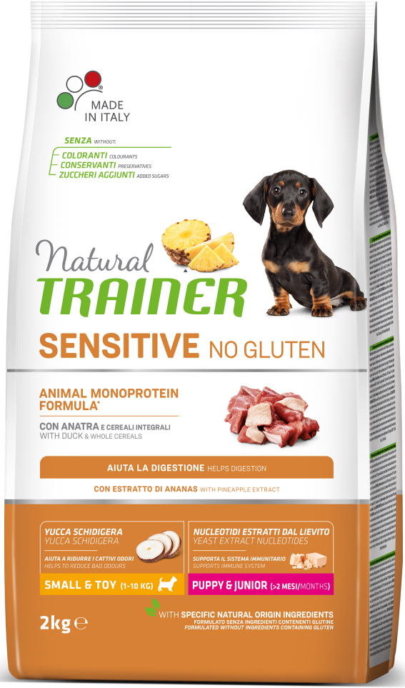 

Сухой корм Trainer Natural Dog Sensitive Puppy&Junior Mini With Duck 2 кг