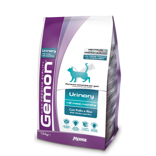 

Корм для кошек Gemon CAT Urinary с курицей и рисом 20 кг(70310062)