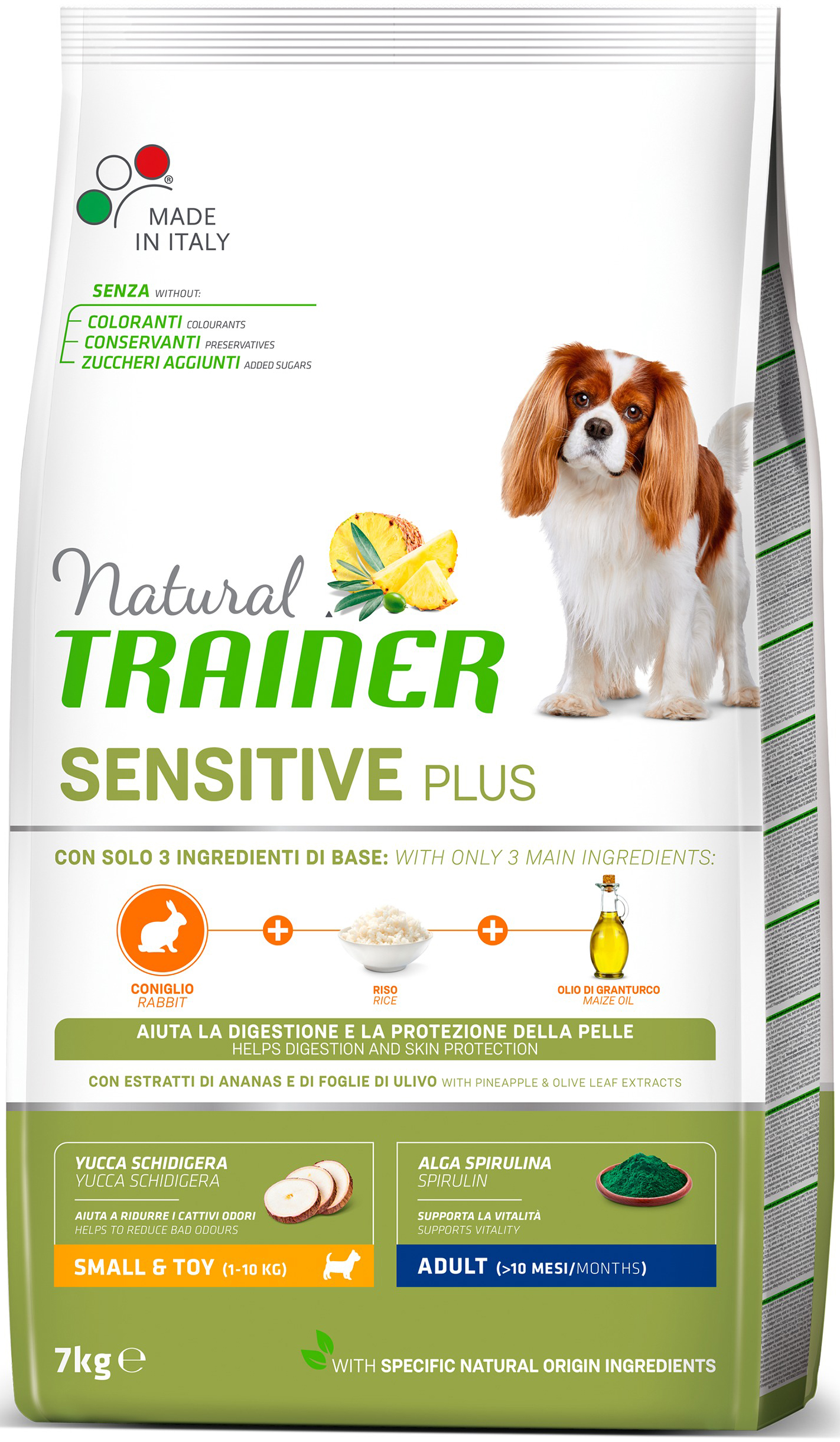 

Сухой корм Trainer Natural Dog Sensitive Plus Adult Mini With Rabbit 7 кг