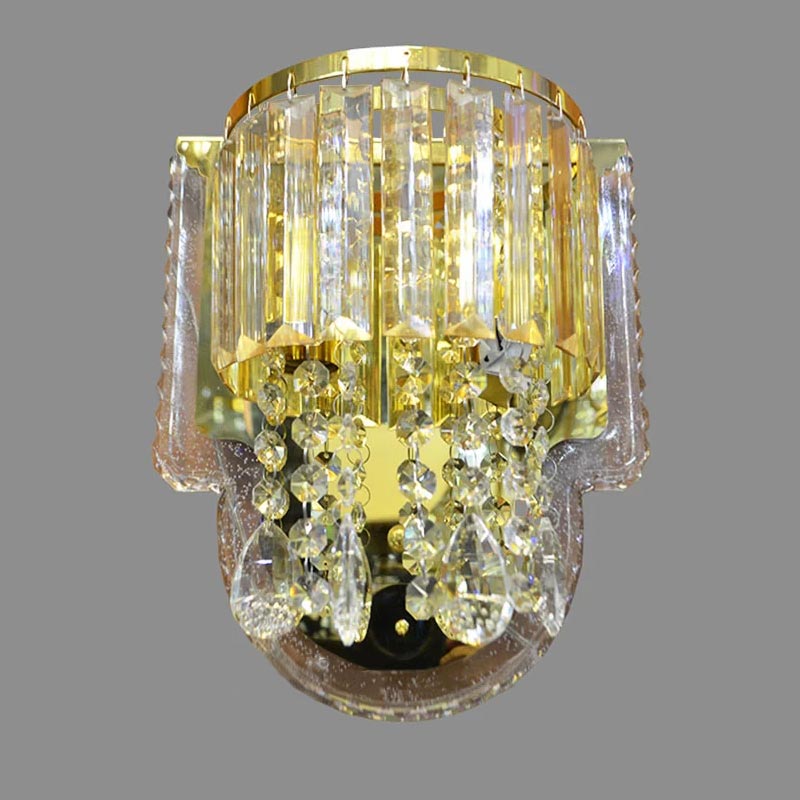 

Бра хрустальное Light House NM-15023 GD цвет золото
