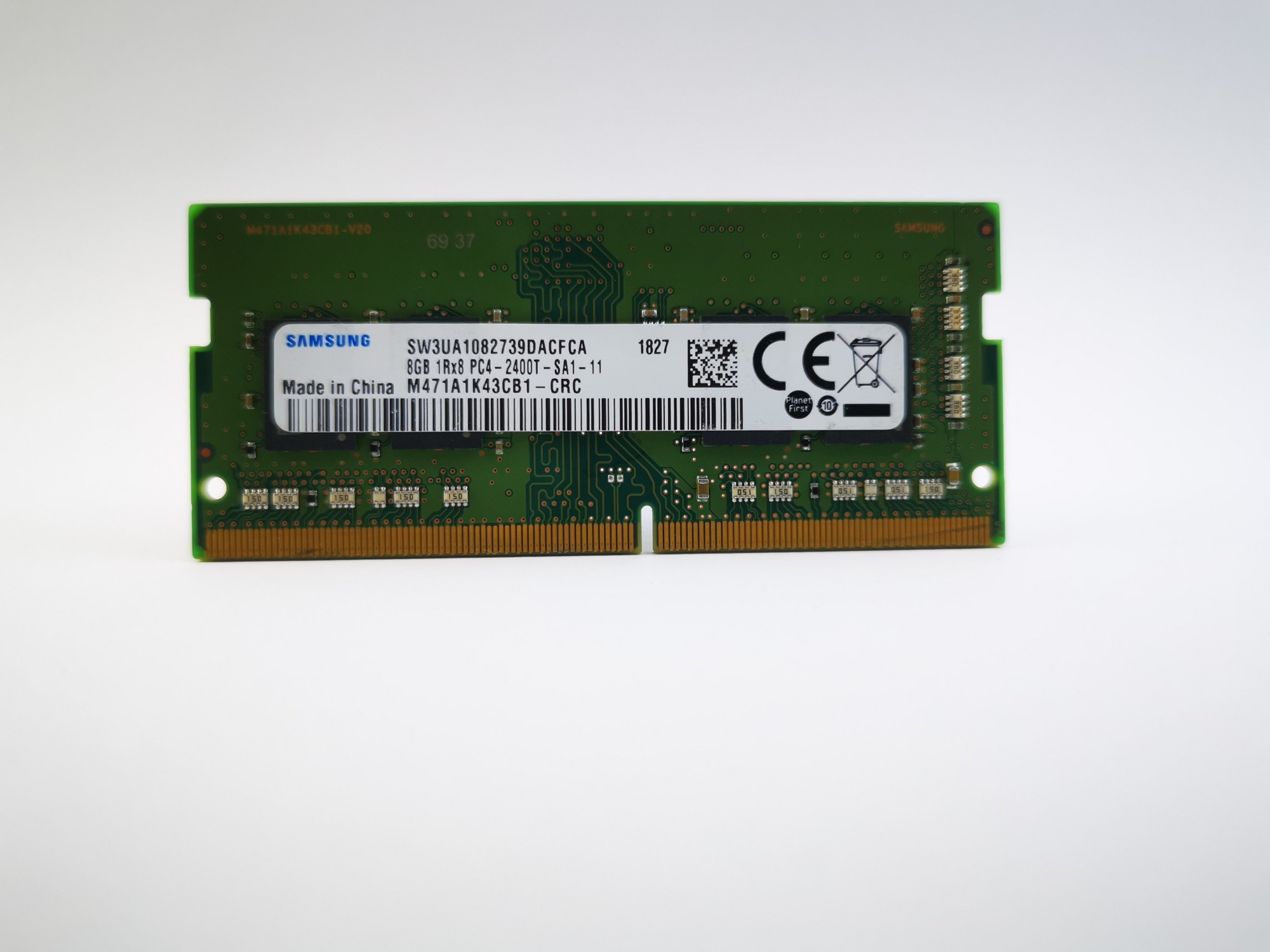 Оперативная память для ноутбука SODIMM Samsung DDR4 8Gb PC4-2400T ...