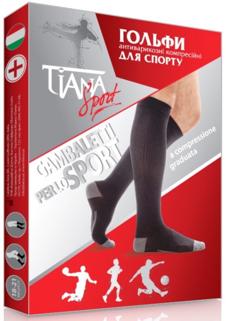 

Гольфы Tiana 760 39-40 р Черно-серые