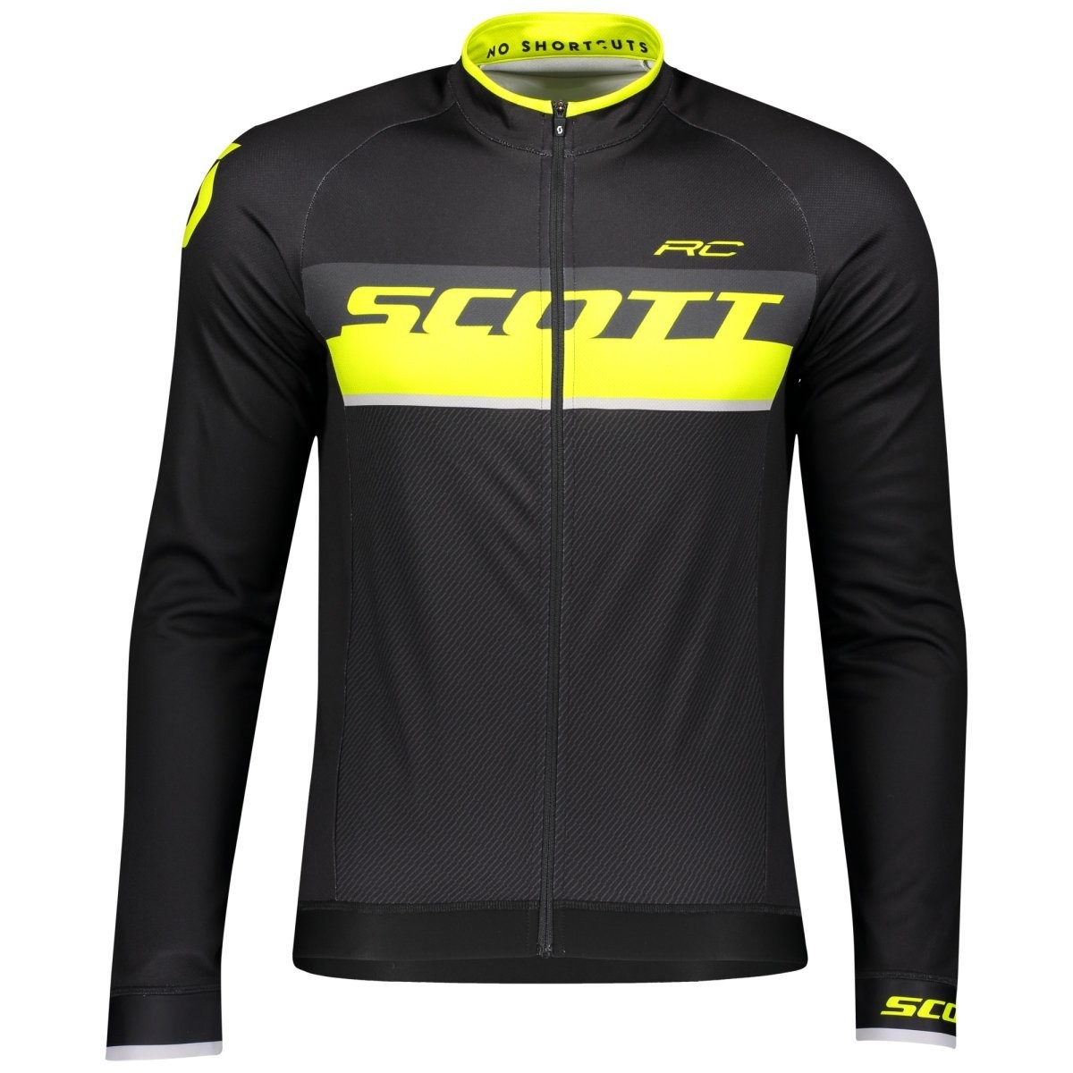 

Велоджерси мужская Scott RC AS Long Sleeve черно-желтая XL