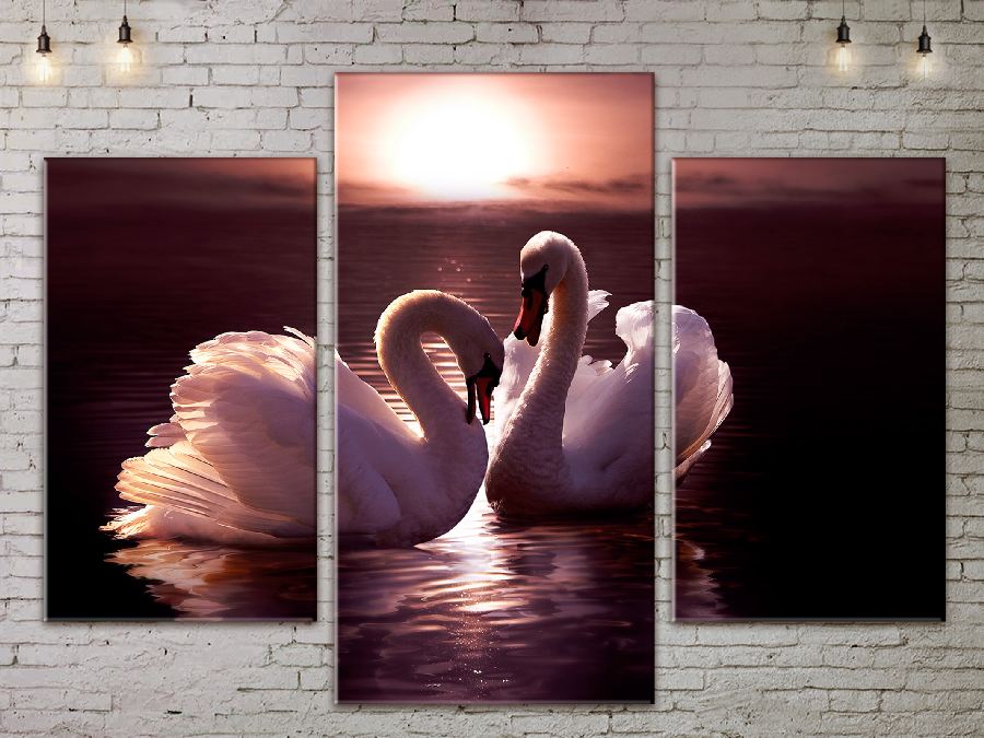 

Модульная картина Лебеди ADJ0150 размер 150 х 180 см