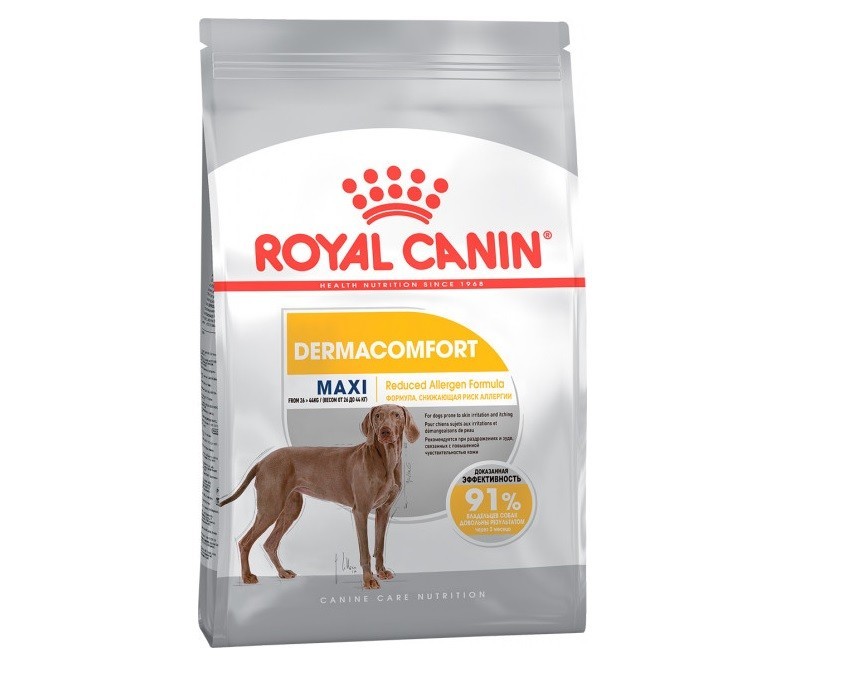 

Сухой корм Royal Canin Maxi Dermacomfort для собак с повышенной чувствительностью кожи 10 кг