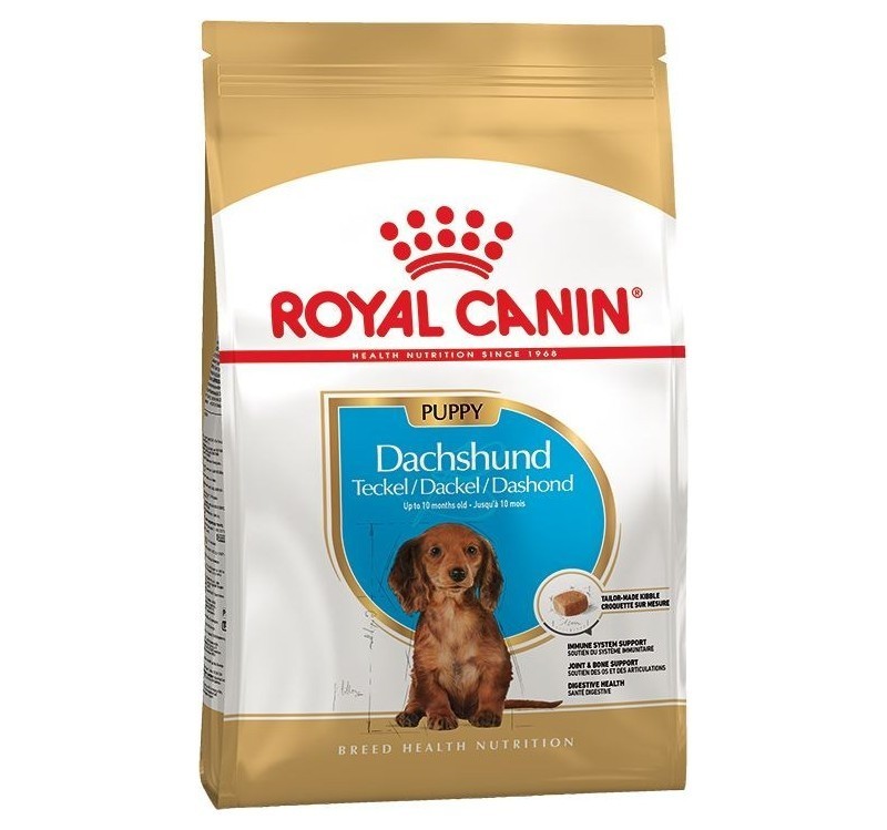 

Сухой корм Royal Canin Dachshund Puppy для щенков таксы до 10 месяцев 1.5 кг