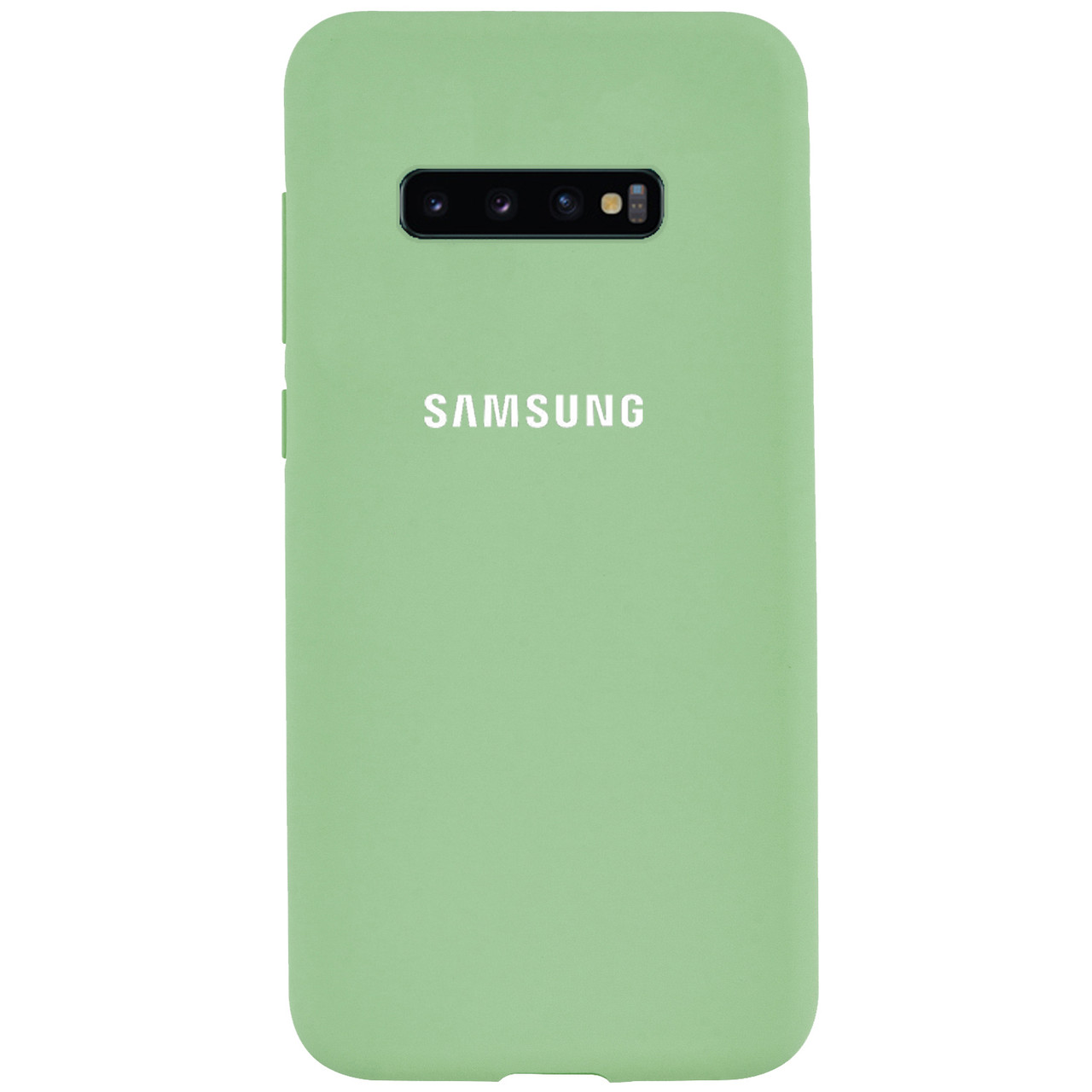 Чехол Silicone case для Samsung S10 (20) Mint мятный – фото, отзывы ...