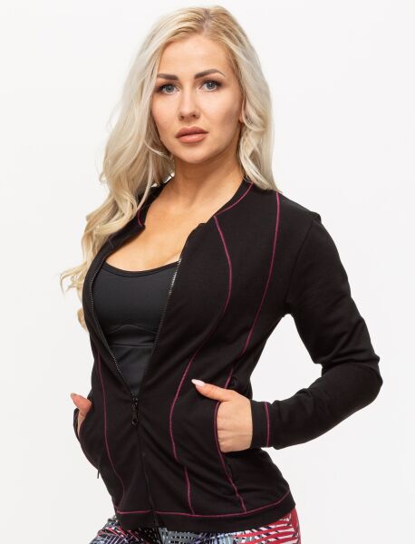 

Спортивная кофта Rexes Black-Pink Acsvit XS Черный 542CBP1