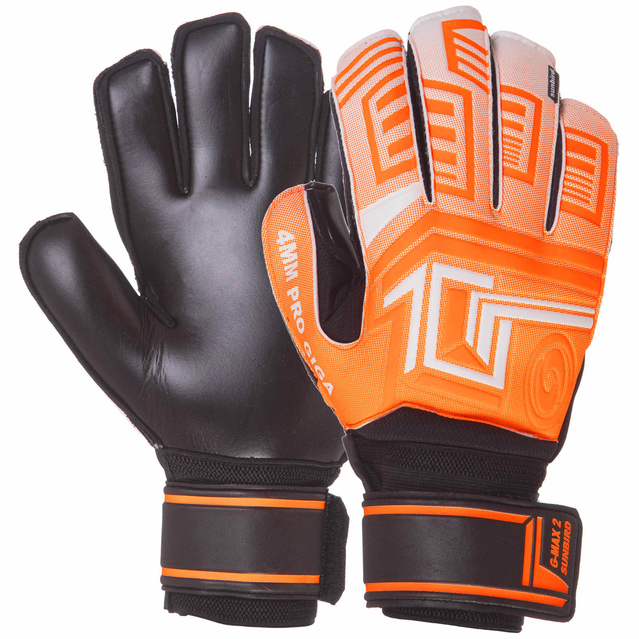 Перчатки вратарские с защитой пальцев Zelart Goalkepeer Gloves 927 ...