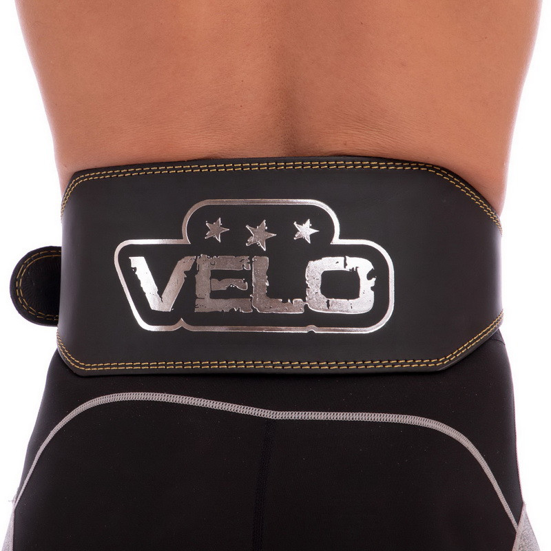 Пояс атлетический кожаный Velo 6628 размер S Black – фото, отзывы .