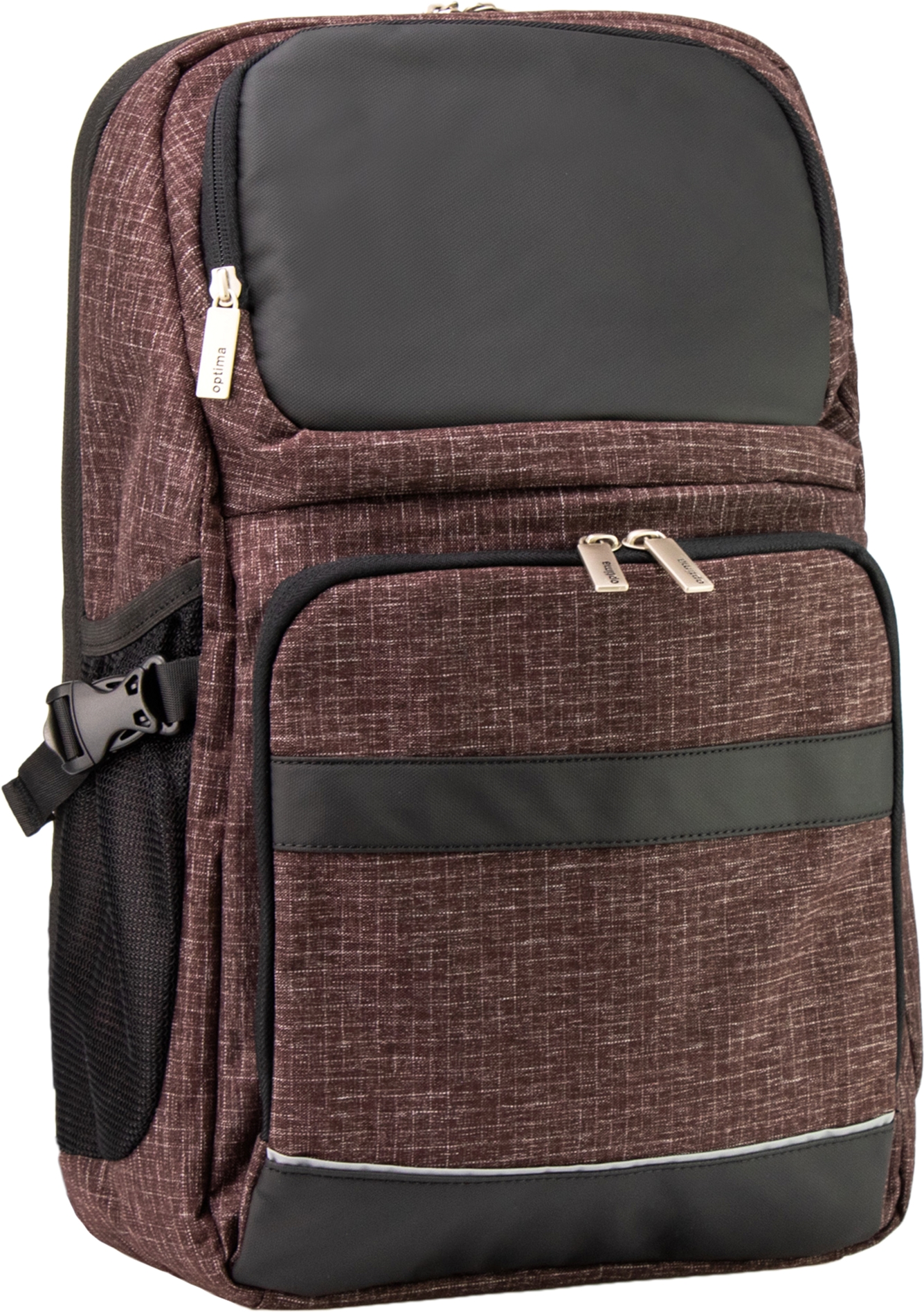 

Рюкзак деловой Optima 18.5” Techno мужской 0.7 кг 6-15 л Темно-коричневый с выделенными элементами (O96915-03)