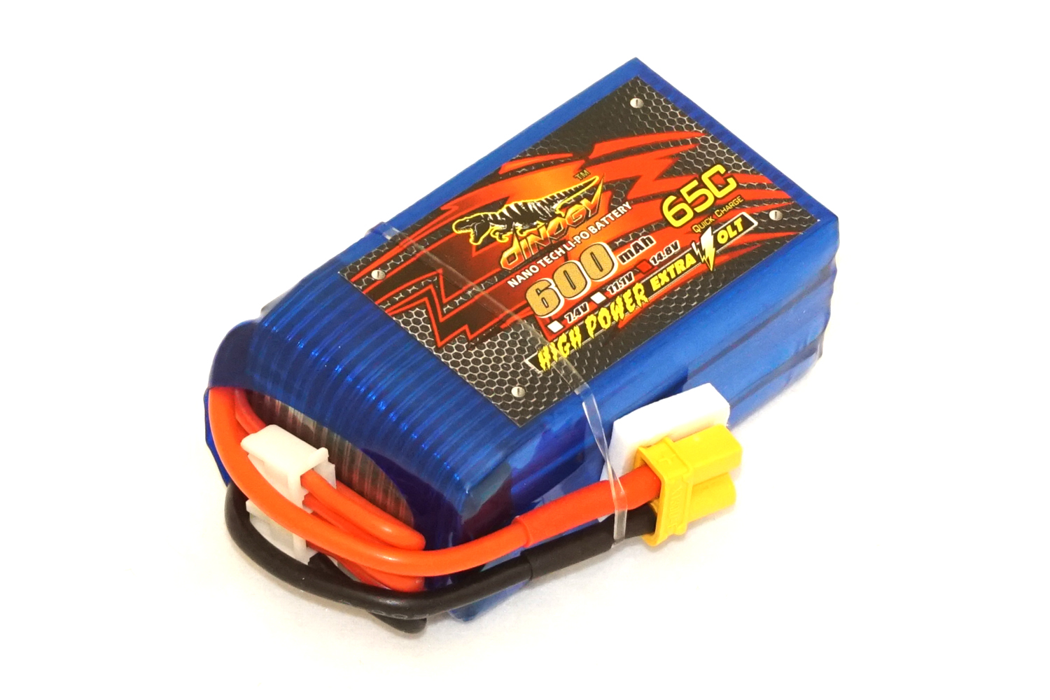 

Аккумулятор Dinogy Li-Pol 600 mAh 14.8V 4S 65C XT30 (DLC-4S600H-XT30)