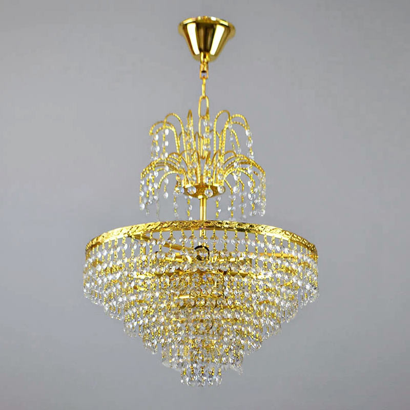 

Люстра подвесная хрустальная Light House NM-15024/400 золото