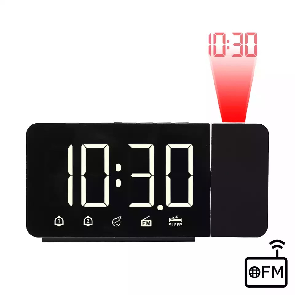 

FanJu FJ3211 Проекционные часы с будильником и радио
