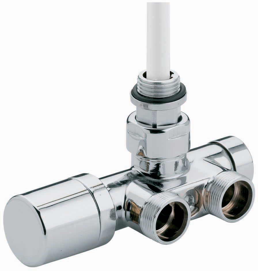 

Термостатический клапан CARLO POLETTI One-Thermo правый 1/2" 3х3/4" (V81112B50DX)