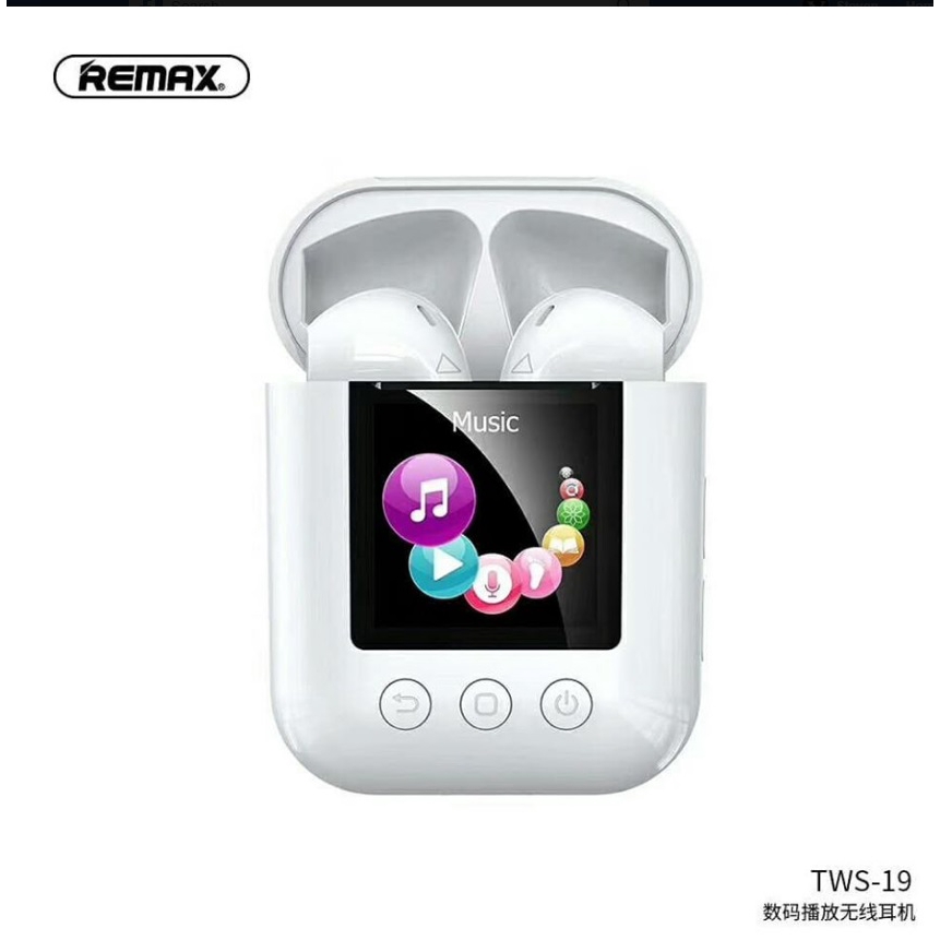 

Беспроводные Bluetooth наушники REMAX Digital Player TWS-19 |BT5.0, IPX4|