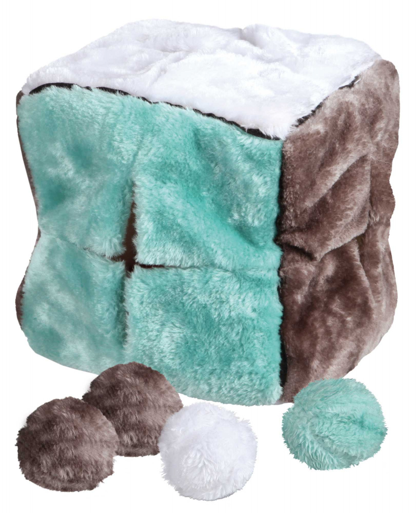 

Игрушка для собак Trixie Куб с разрезами и шариками 21см х 21см х 21см (TX-3613)